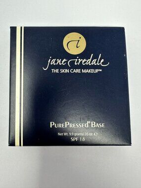 NEW!! Jane Iredale PurePressed Base Mineral Foundation with Compact Honey Bronze